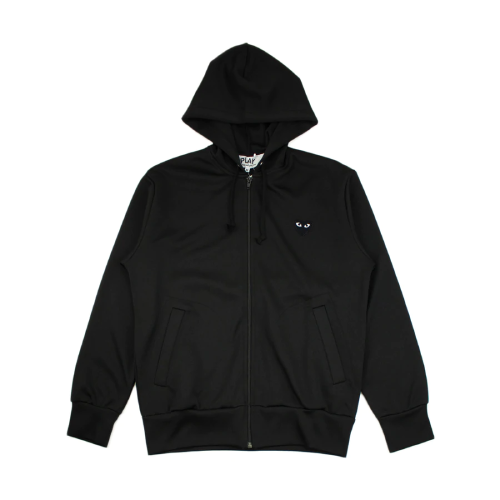 CDG Hoodie Zip-Up With Large Heart – Black CDG Hoodie Zip-Up With Large Heart – Black