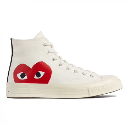 CDG Converse Big Heart High Top White CDG Converse Big Heart High Top White