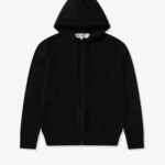 CDG Play Black Heart Zip Hooded Black